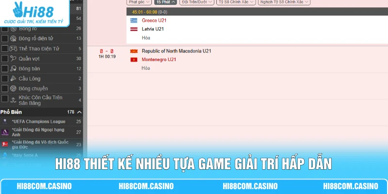 IM Thể Thao | Trải Nghiệm Đẳng Cấp Cùng 1.000+ Kèo Đấu 2 Hi88 thiết kế nhiều tựa game giải trí hấp dẫn