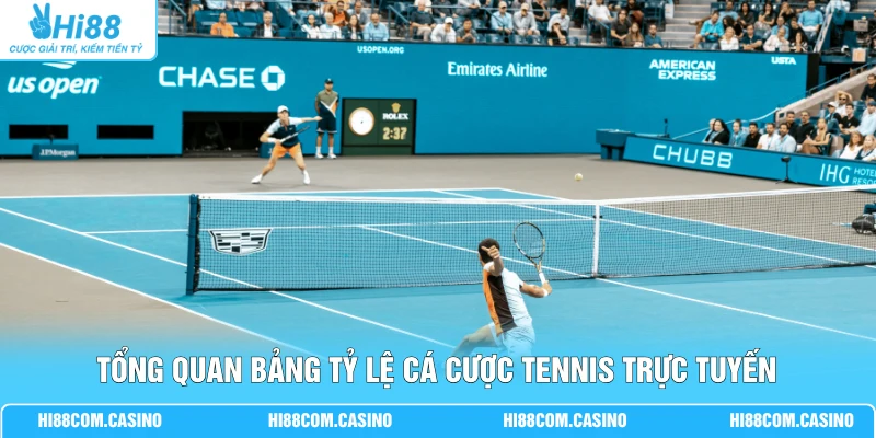 Tổng quan bảng tỷ lệ cá cược tennis trực tuyến